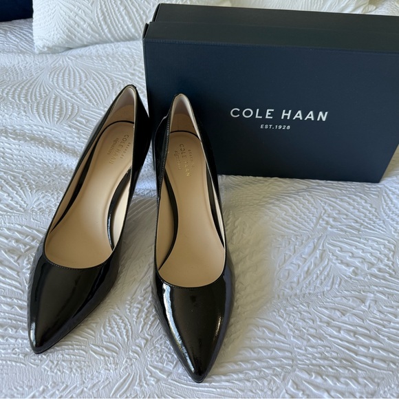 Cole Haan Shoes - Cole Haan Juliana Pump 75 Black Patent - NWT